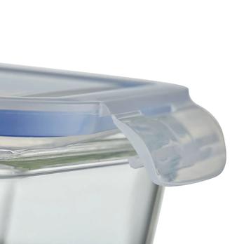 Sklenená dóza s vekom QUADER II objem 550 ml 5