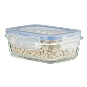 Sklenená dóza s vekom QUADER objem 330 ml 1