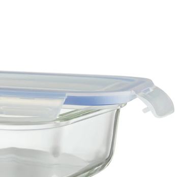 Sklenená dóza s vekom QUADER objem 330 ml 5