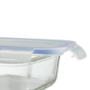Sklenená dóza s vekom QUADER objem 1,2 l 5