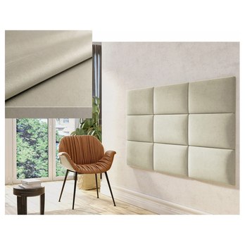 Čalúnený panel QUADRA II krémová 1