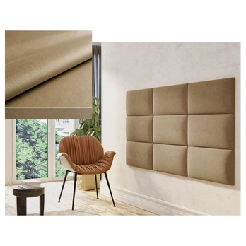 Čalúnený panel QUADRA II hnedá cappuccino 1