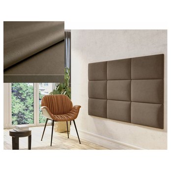 Čalúnený panel QUADRA II čokoládovo hnedá 1