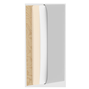 Čalúnený panel QUADRATTA I sivá, 40x40 cm 2