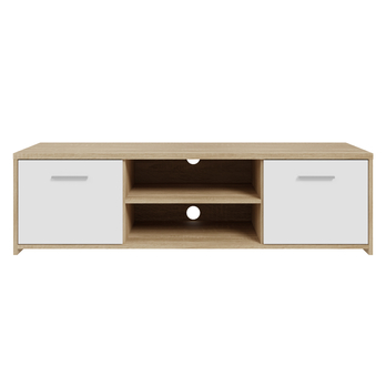 TV stolík QUADRO 13 dub sonoma/biela 3