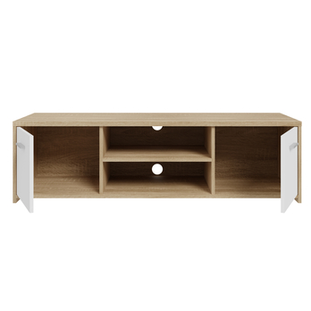 TV stolík QUADRO 13 dub sonoma/biela 4