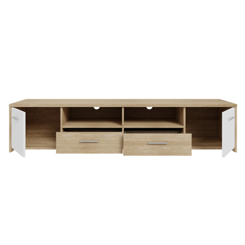 TV stolík QUADRO 16 dub sonoma/biela 3