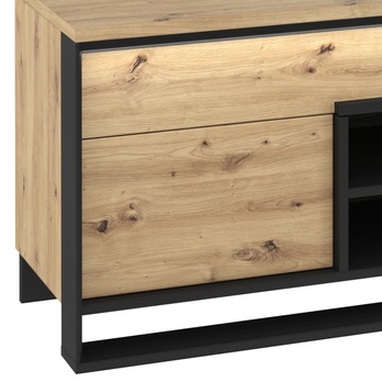 TV komoda QUANT 04 dub artisan/čierna 5