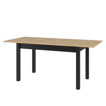 Jedálenský stôl QUANT 10 dub artisan/čierna 2
