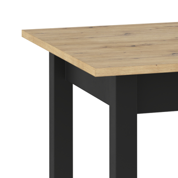Jedálenský stôl QUANT 10 dub artisan/čierna 3