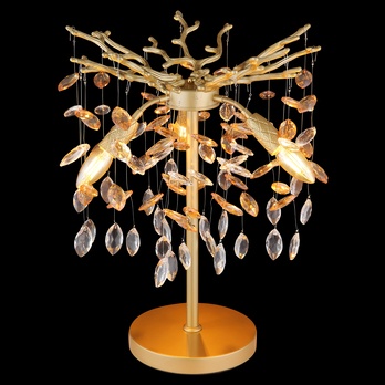 Stolná lampa QUEENA zlatá 3