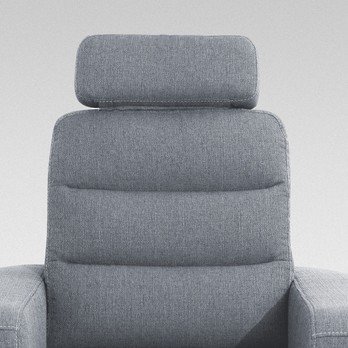 Kreslo QUEENS svetlosivá 1