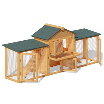 Domček pre králiky RABBIT 2 prírodná 2