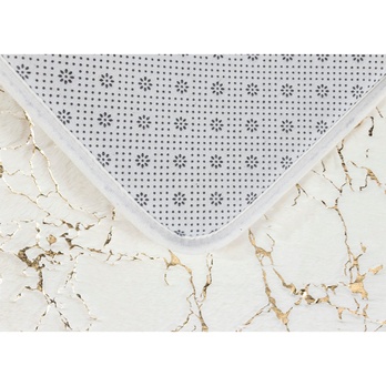 Kúpeľňová predložka RABBIT SHINE ivory/zlatá, 60x100 cm 3