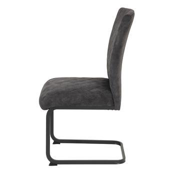 Jedálenská stolička RACHEL I S vintage antracitová, sada 2 ks 4