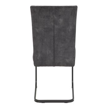 Jedálenská stolička RACHEL I S vintage antracitová, sada 2 ks 5
