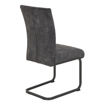 Jedálenská stolička RACHEL I S vintage antracitová, sada 2 ks 6