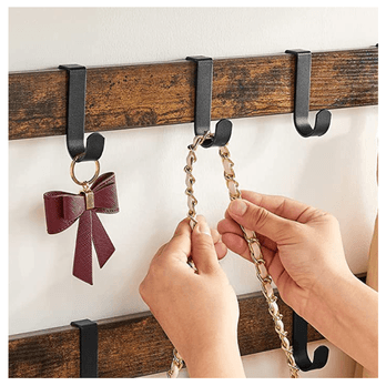 Nástenný vešiak RACK hnedá/čierna 5