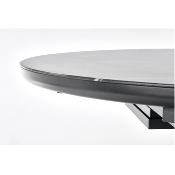 Jedálenský stôl RACORDU sivý mramor/sivá 4