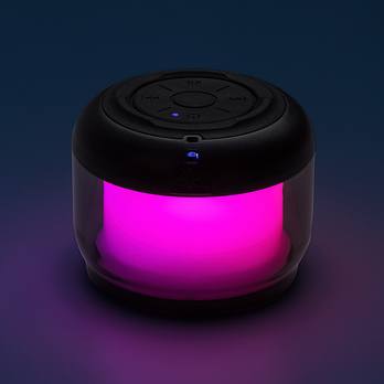 Stolná lampa s reproduktorom RADELIA čierna 2