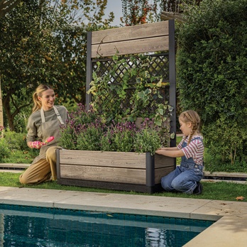 Kvetináč s mriežkou RADIX 2 jaseň 1