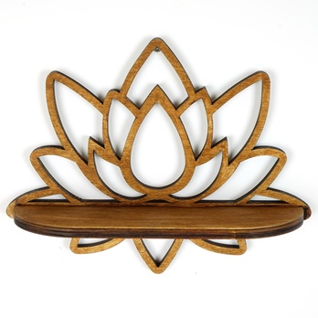 Nástenná polica RAF orech 1