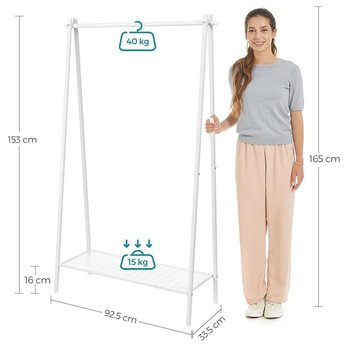 Stojan na šaty RAIB biela 4