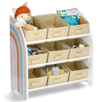 Detský regál RAINBOW biela 1