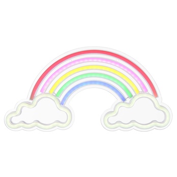 Nástenné LED svietidlo RAINY biela/priehľadná/viacfarebná 4