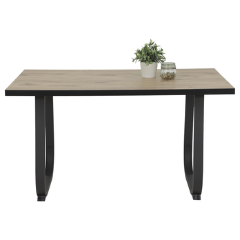 Jedálenský stôl RALNA dub viking/antracitová 4