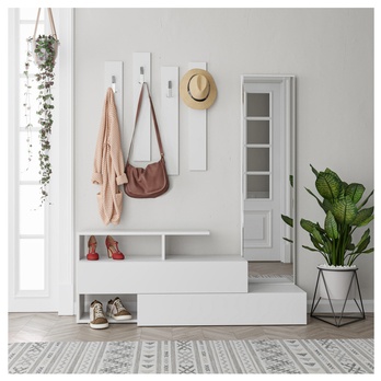 Predsieňová zostava RAMDA biela 1