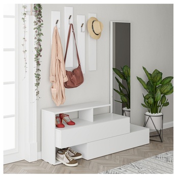 Predsieňová zostava RAMDA biela 2