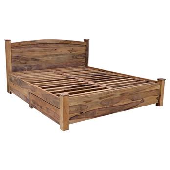 Posteľ s roštom RAMIL 180 palisandr 3