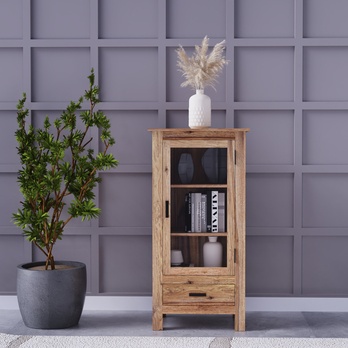 Vitrína RAMIL 60 III palisander 1