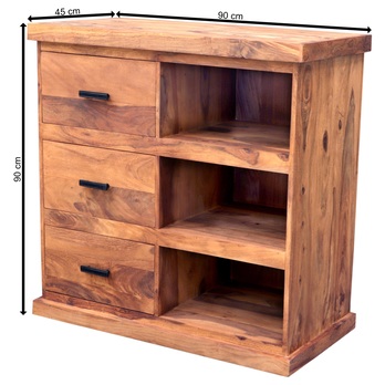 Komoda  RAMIL 90 palisander 4