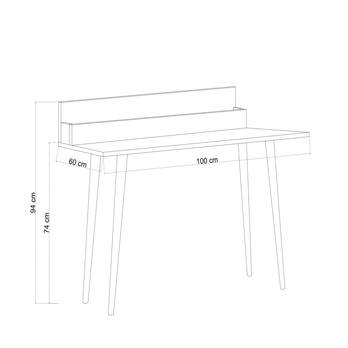 Písací stôl RAMMI dub 2