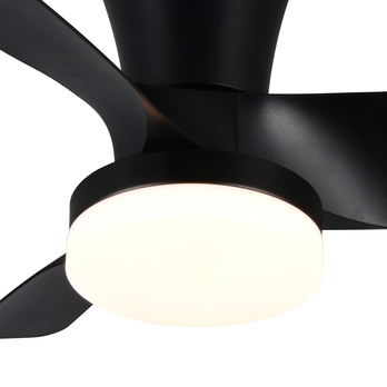 Stropné LED svietidlo s ventilátorom RANDERS čierna/biela 1