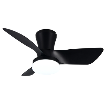 Stropné LED svietidlo s ventilátorom RANDERS čierna/biela 2
