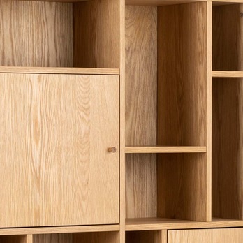 Knižnica RANGOON 1 prírodná 5