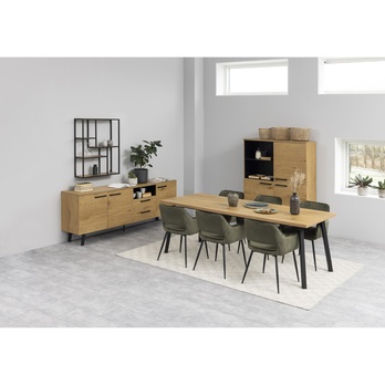 Jedálenská stolička RANJA zelená 1