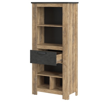 Regál/knižnica RAPALLO gaštan 2