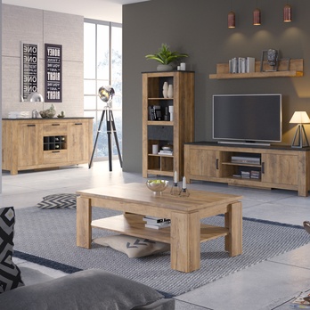 Konferenčný stolík RAPALLO gaštan 1