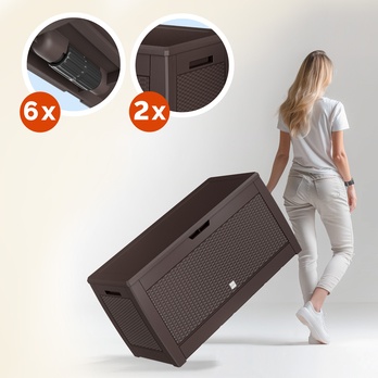 Záhradný box RATO hnedá 2