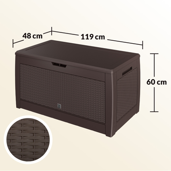 Záhradný box RATO hnedá 16