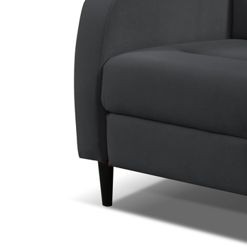 Kreslo RAUL antracitová 3