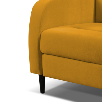 Kreslo RAUL žltá 3