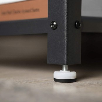 Prístavný stolík RAUMO čierna/hnedá 4