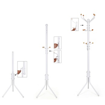 Stojanový vešiak RCR19 biela 3