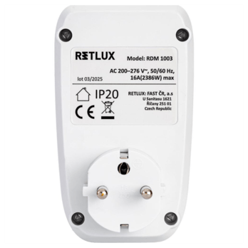 Merač spotreby RDM1003 biela 2