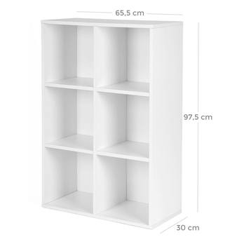 Regál REINFORT biela 3